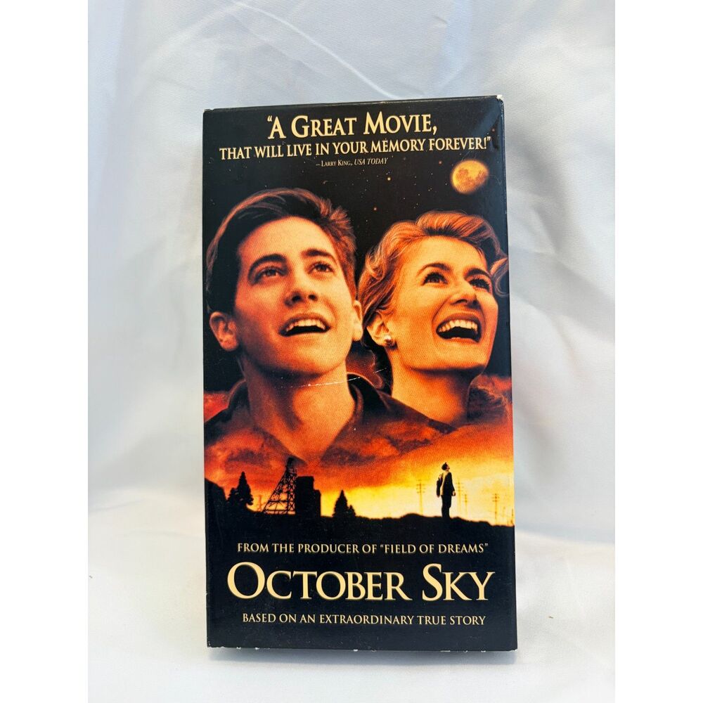 October Sky VHS Universal Jake Gyllenhaal Chris Cooper Homer Hickam PG Drama